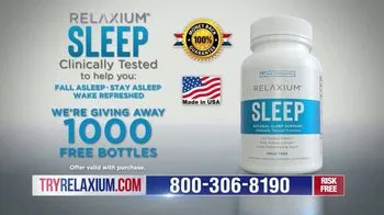 Relaxium Sleep TV Spot, 'Lack of Sleep: 1000 Free Bottles' Featuring Mike Huckabee - Thumbnail 7